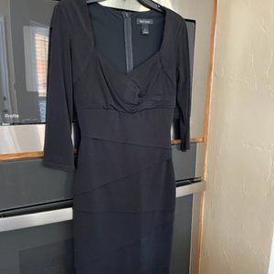 White House Black Market Black Dress Size 2